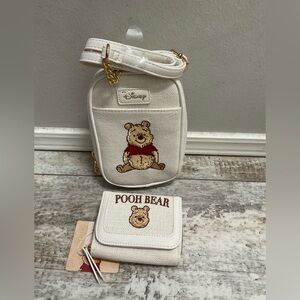 NWT Winnie the pooh phone crossbody bag and wallet